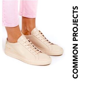 Woman by Common Projects Achilles Sneaker | Color: Beige | Size 38 (US 8)